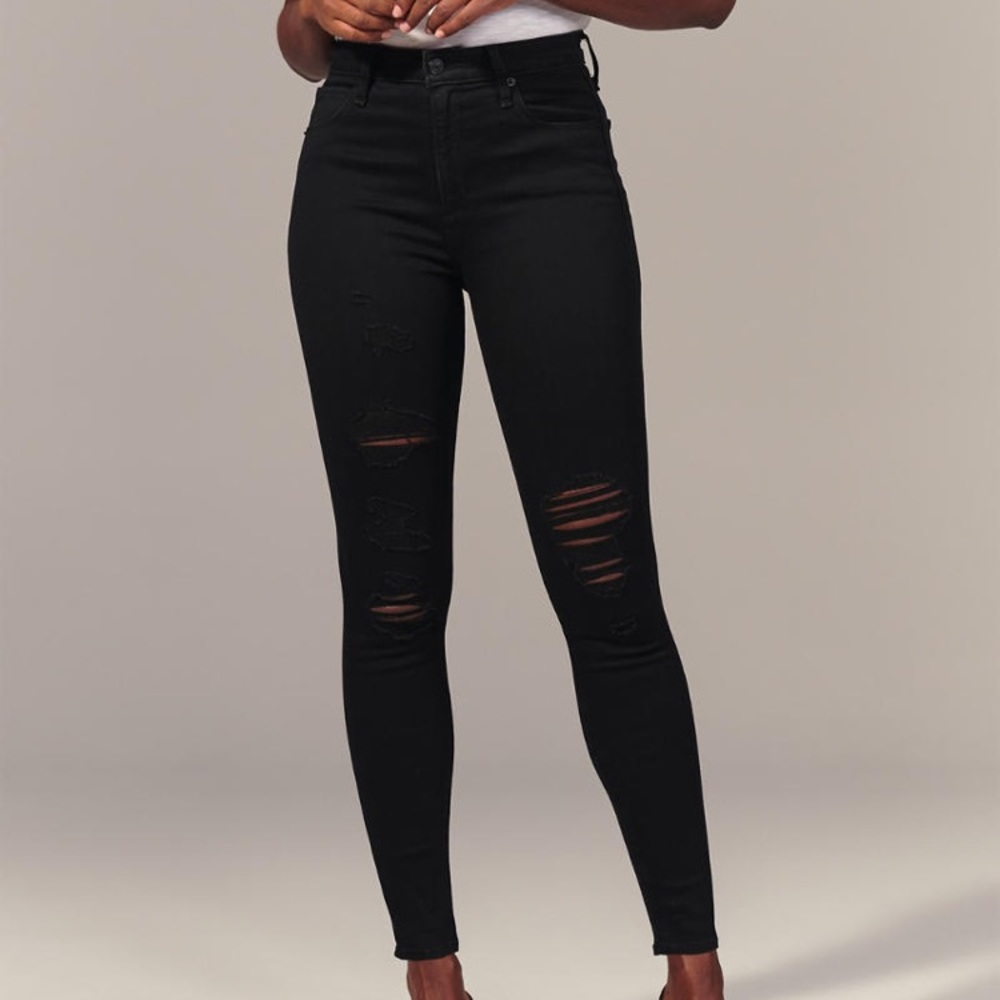 Abercrombie & Fitch curvy love high rise skinny